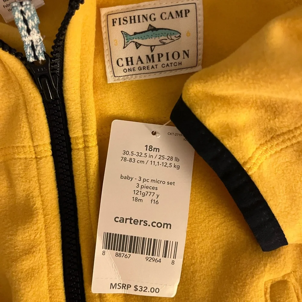 Carters boys jacket 18 months NWT
